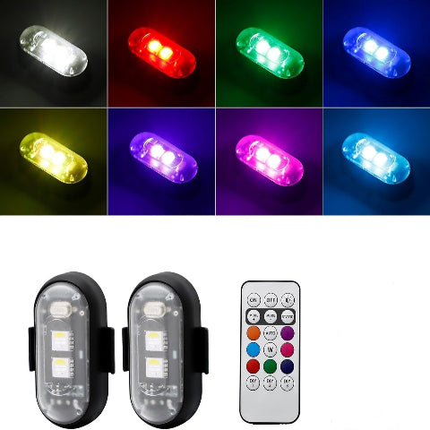 Lumină LED Anti-Coliziune – Ciclism și Motociclism