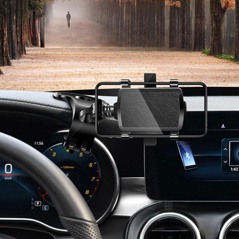 Car Phone Support – 1200° Rotation and Secure Hold
