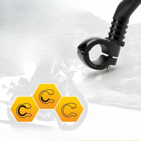 مرآة دراجة نارية ودراجة دوارة 360° — حماية ورؤية مثالية