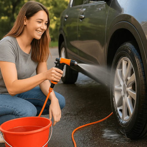 Prenosný vysokotlakový čistič — Jednoduché čistenie kdekoľvek