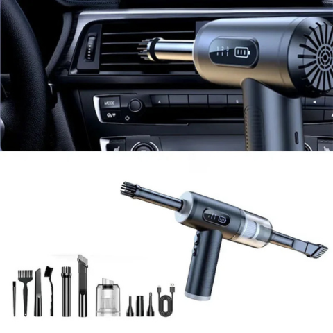 車用コードレス掃除機 — 強力な清掃と完璧な清潔さ
