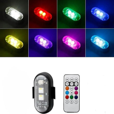Lumină LED Anti-Coliziune – Ciclism și Motociclism