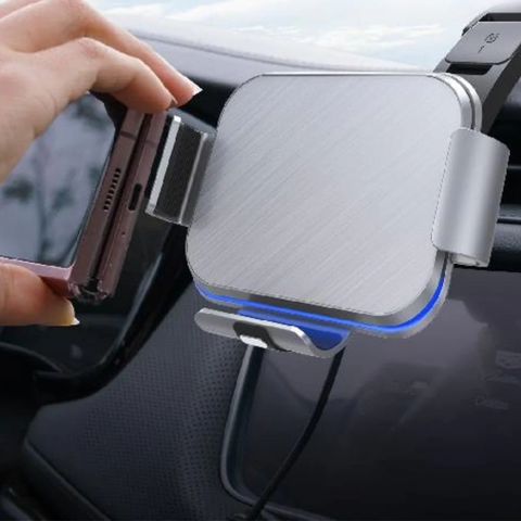 Støtte Telefon Bil – Feste Og Trådløs Lading Inkludert