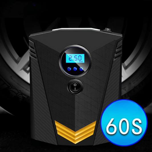 Prenosný kompresor vzduchu pre auto/moto/bicykel – Zapaľovač 12V + Digitálny displej