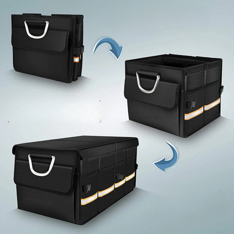 Organizer do bagażnika samochodowego — składany i wielofunkcyjny
