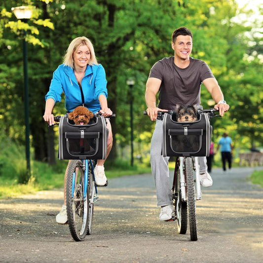 Koszyk Rowerowy Dla Zwierząt — Idealny Dla Małych Psów I Kotów