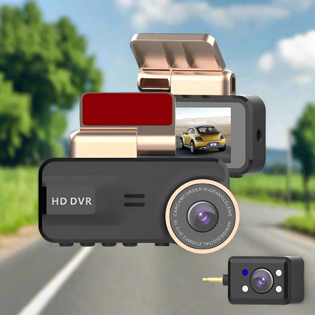 كاميرا لوحة القيادة HD 1080p مع رؤية ليلية وواي فاي — أمان ومراقبة كاملة