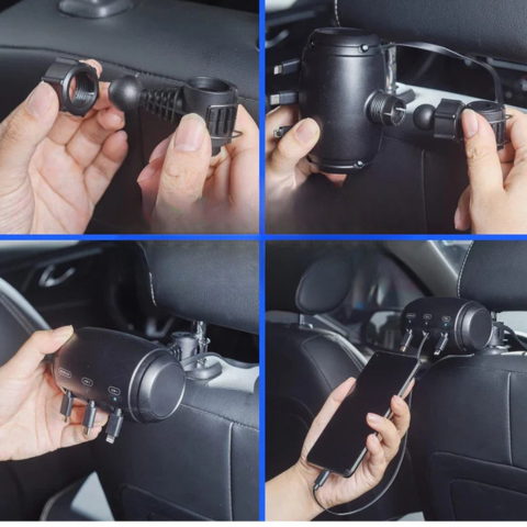 Caricatore per auto multi-porta — Ideale per tutti i tuoi dispositivi