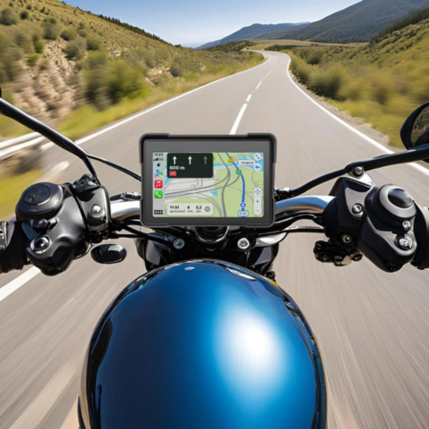 Multimedia System För Motorcykel – Navigation Och Total Anslutning