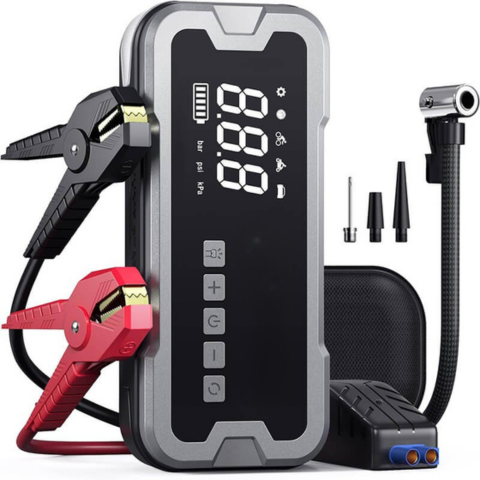 Démarreur Auto Portable — Multifonction Avec Compresseur