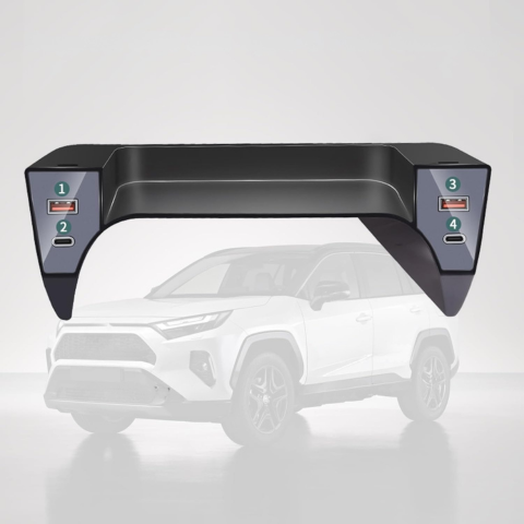 Hub USB do samochodu — Szybkie ładowanie i dyskretna instalacja