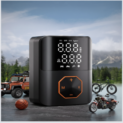 Přenosný vzduchový kompresor — Rychlá a výkonná bezdrátová pumpa