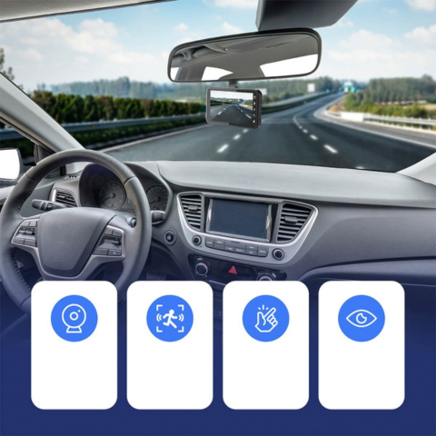 Dashcam Foran Og Bagpå – Løbende Overvågning Af Dit Køretøj