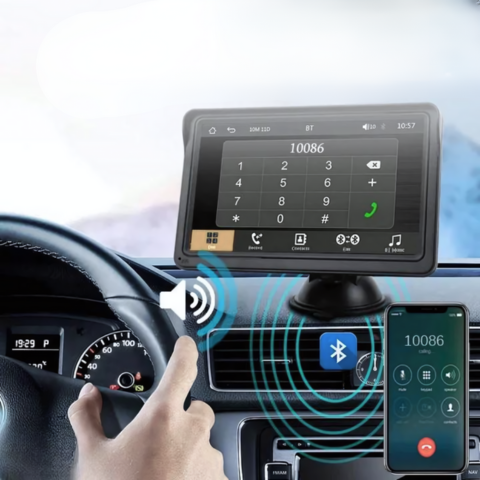 Système Multimédia Pour Voiture — Écran HD & CarPlay Sans Fil