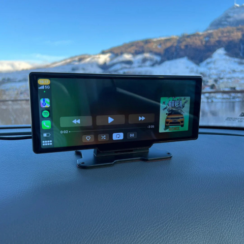 Système Multimédia Pour Voiture — Écran HD & CarPlay Sans Fil