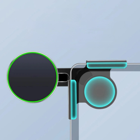 Support Telefonico Per Tesla — Fissaggio Magnetico E Ricarica Senza Fili