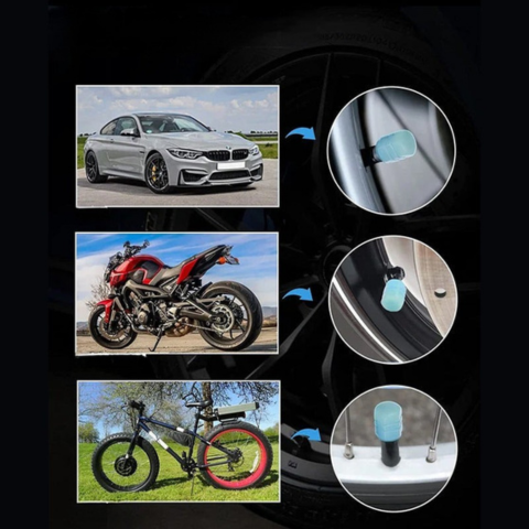 Shiny Valve Caps – Visibility and Safety