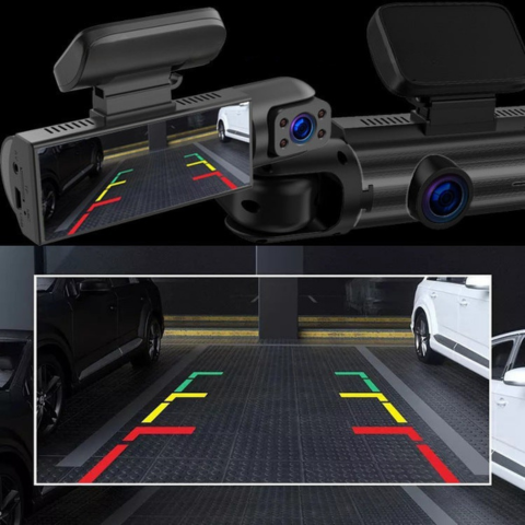 Innebygd Kamera Bil — Dobbel Frontkamera For Optimal Sikkerhet