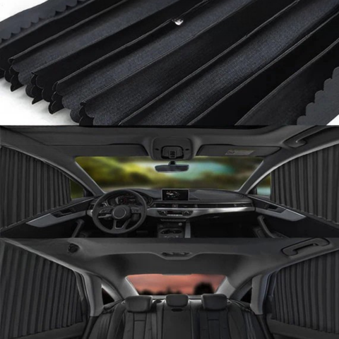 Magnetyczne zasłony do samochodu — ochrona przed słońcem i natychmiastowa intymność