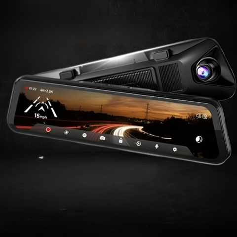 HD Autokamera kosketusnäytöllä — 10 tuuman HD dashcam autolle