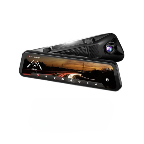 HD Autokamera kosketusnäytöllä — 10 tuuman HD dashcam autolle