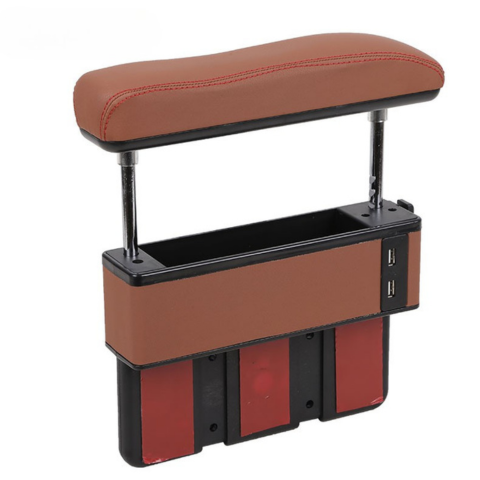 مسند ذراع سيارة عالمي — راحة قابلة للتعديل مع منفذ USB مدمج