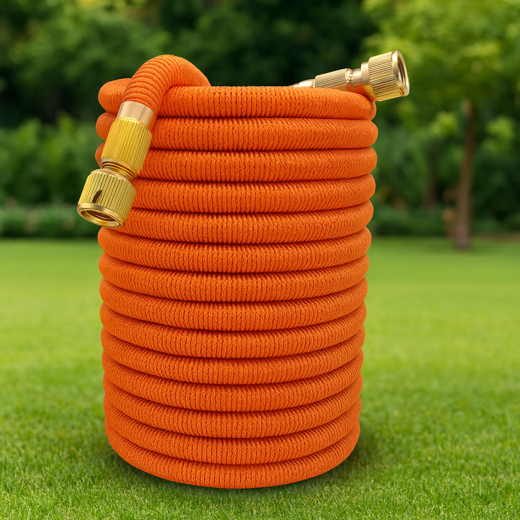 Erweiterbarer Gartenschlauch — Multifunktional mit Hochdruckpistole