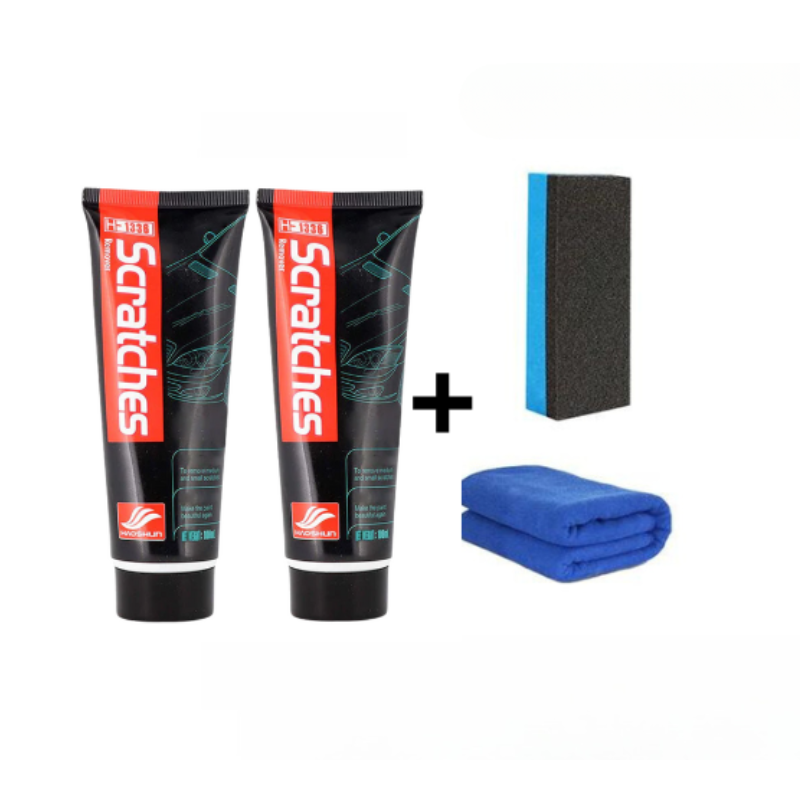 Kit Radiergummi Auto – Renovierungscreme für Farbe + Applikator-Pad