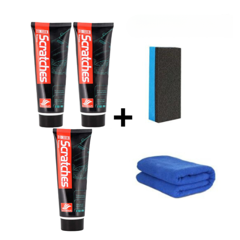 Kit Radiergummi Auto – Renovierungscreme für Farbe + Applikator-Pad