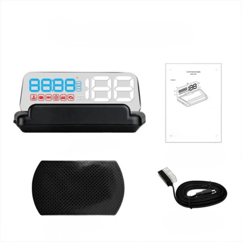 Display Head-Up C500 OBD2 - Schermo chiaro e installazione semplice