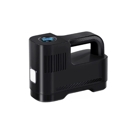 Compresseur D’Air Portable Numérique 12V Avec Lampe LED — Sécurité Et Utilisation De Nuit