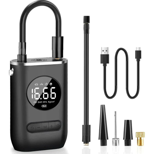 Gonfleur De Pneu Portable — Gonflage Rapide Et Facile Partout