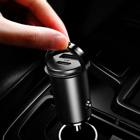 Kompakt Bil Lader – Dobbel USB Port og Rask