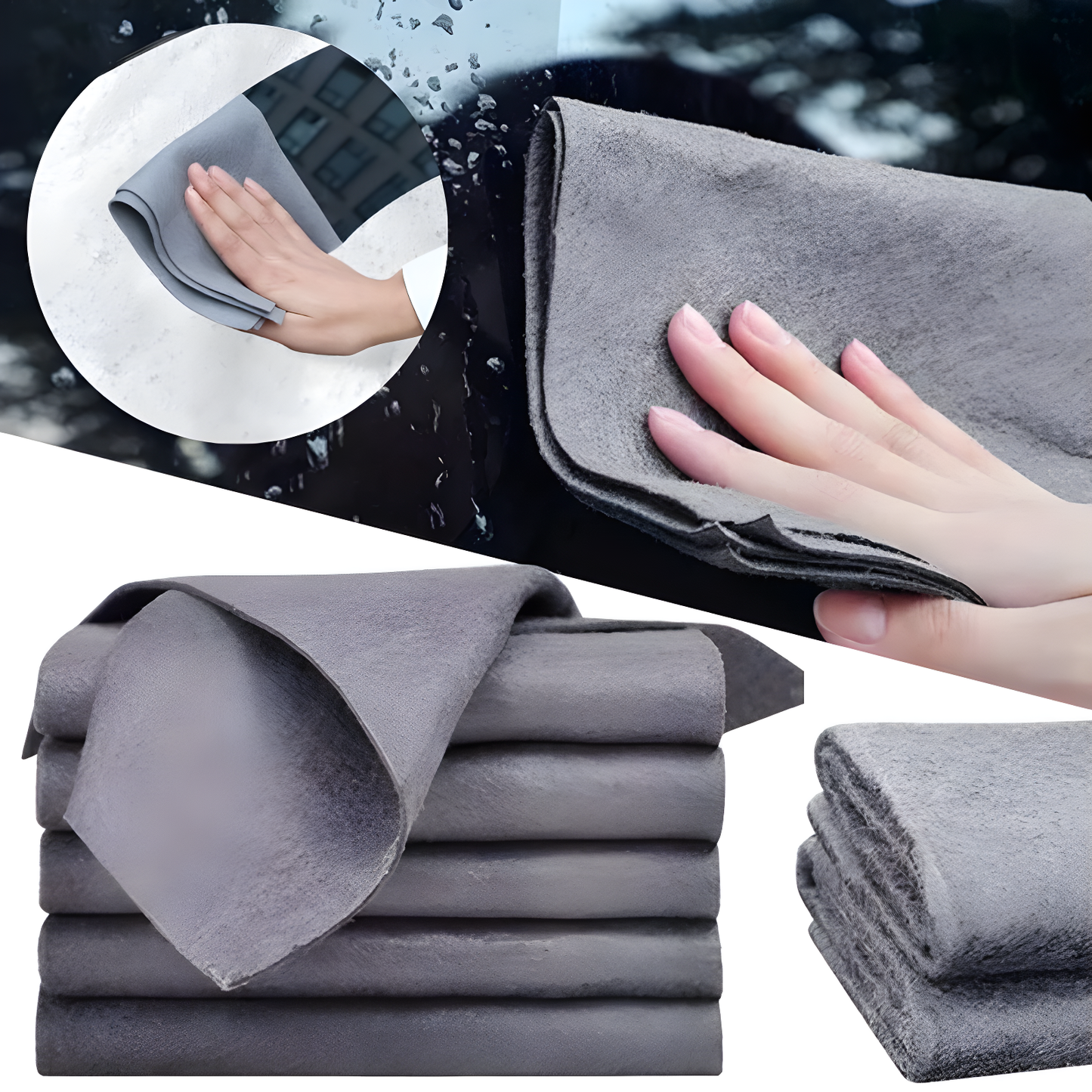 מיקרופייבר chiffon לרכב סופר סופג – ניקוי מרכב ללא שריטות