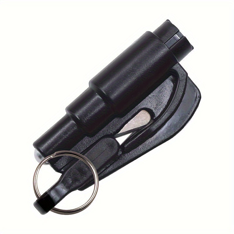 Compact Security Tool — Window Breaker & Seat Belt Cutter 