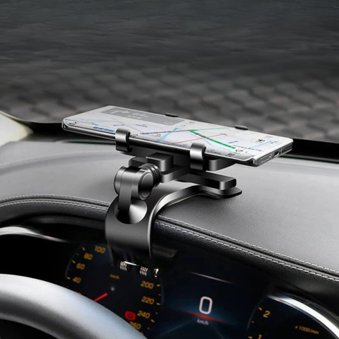 Car Phone Support – 1200° Rotation and Secure Hold 