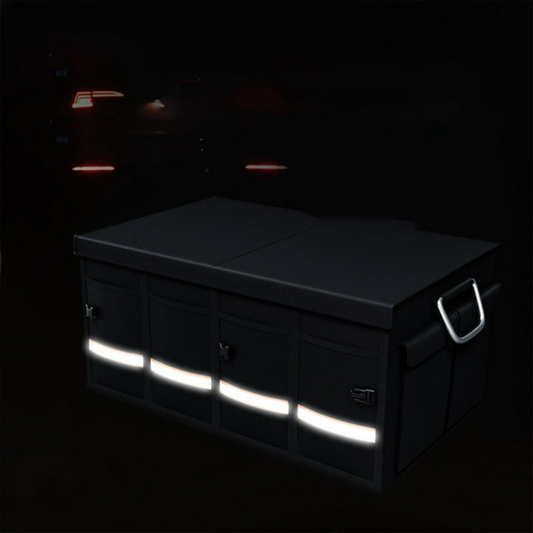 Organizer do bagażnika samochodowego o dużej pojemności - wiele przegródek i całkowita stabilność