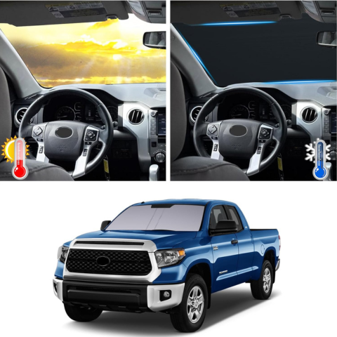 Foldable Sunshade Windshield — Heat Reduction and Easy Installation 