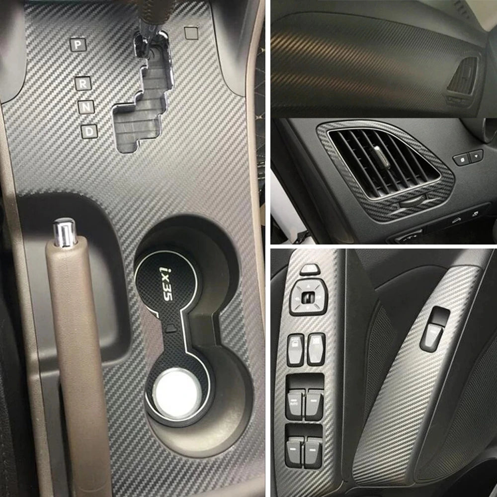 Koolstofvezel Stickers Voor Hyundai ix35 (2010-2017) — Sportstijl En Bescherming 
