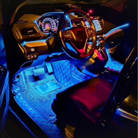 Tiras LED interiores con sincronización de sonido 