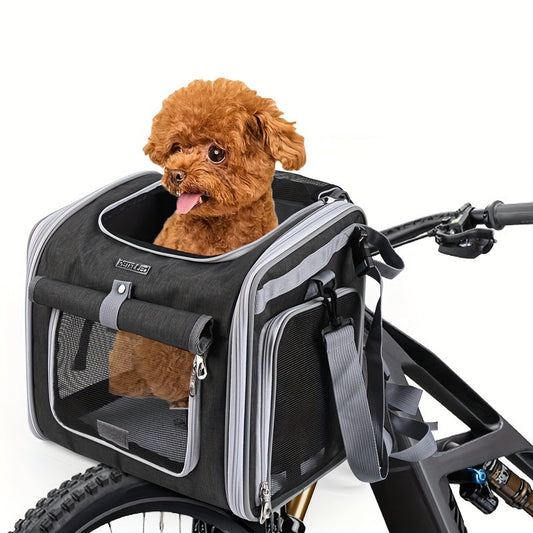 Tierfahrradkorb — Ideal für kleine Hunde und Katzen 