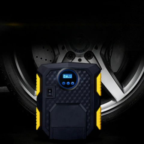 Draagbare 12V Luchtcompressor – Snelle en Moeiteloze Inflatie 