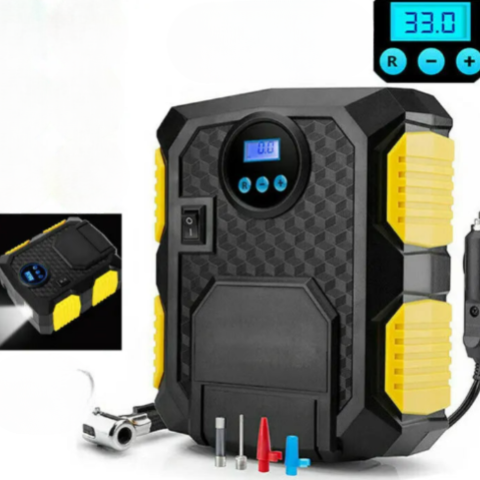 Draagbare 12V Luchtcompressor – Snelle en Moeiteloze Inflatie 