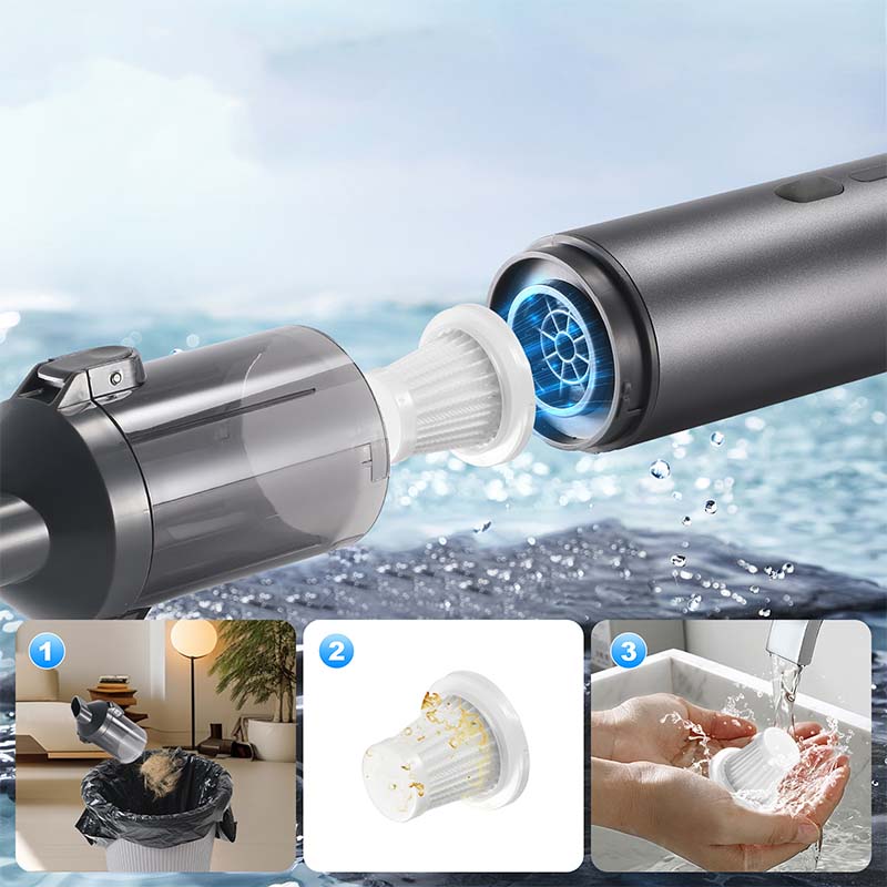 Korkean suorituskyvyn johdoton autopölynimuri - nopea puhdistus ja kätevä käyttö