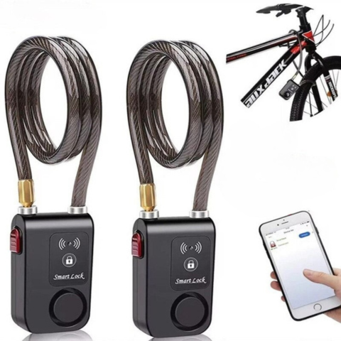 Intelligentes Fahrradschloss mit 110 dB Alarm und Steuerung über App — Zuverlässiger und moderner Schutz 