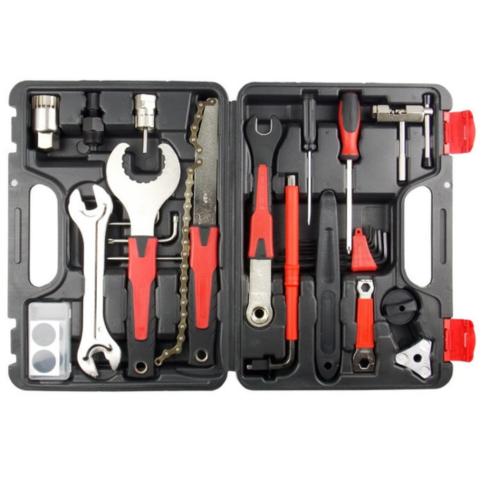 Kit de Reparación de Bicicleta con Maletín – Completo y Portátil 