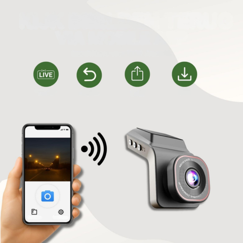 Dashcam Bil — Nattvision og Optimal Sikkerhet 