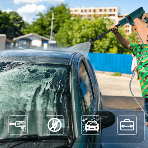 コードレス高圧洗浄機 - パワー、機動性、効率性