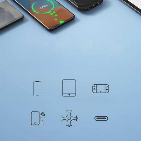 Schnellladegerät – Kompatibilität mit iPhone und USB-C 