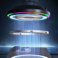 Στήριγμα Τηλεφώνου Αυτοκινήτου – Φόρτιση Χωρίς Καλώδιο Και Φωτισμός Led 